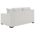 Home & Sleep Outlet - Ashlyn Fabric Upholstered Track Arm Loveseat Sand