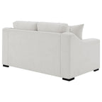 Home & Sleep Outlet - Ashlyn Fabric Upholstered Track Arm Loveseat Sand