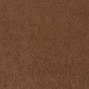 Selma Velvet Upholstered Crescent Arm Loveseat Rust