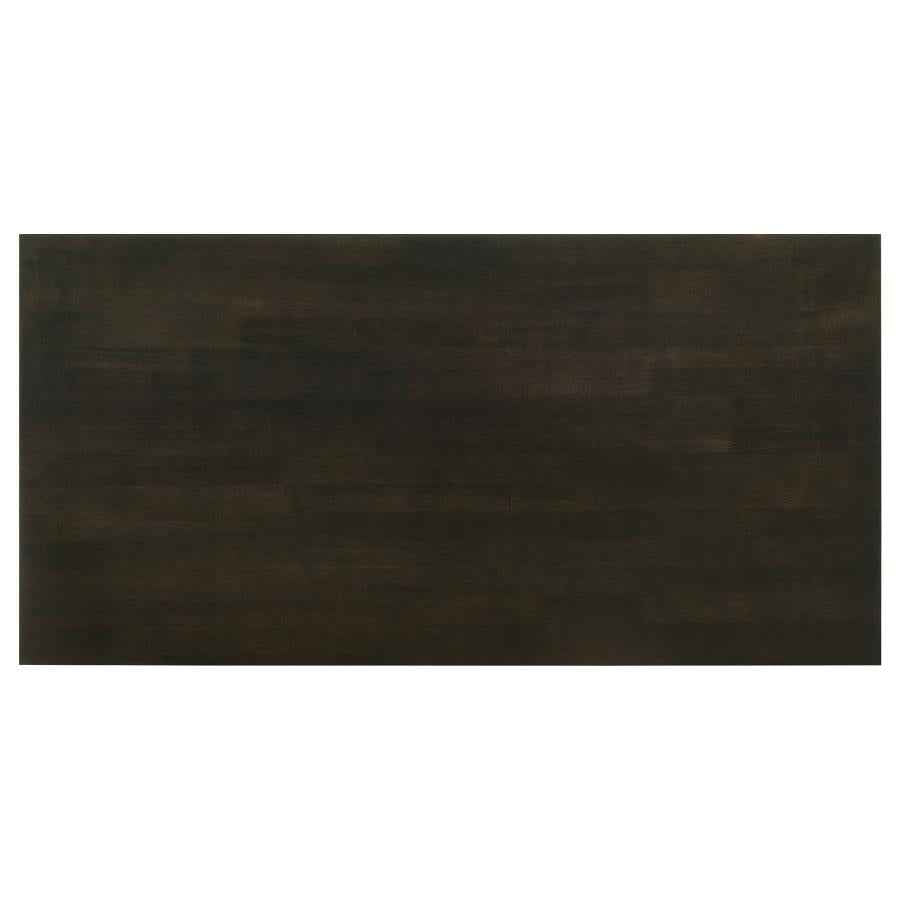 Rachelle 3-piece Rectangular Coffee Table Set Deep Merlot