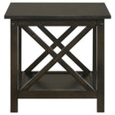 Rachelle 3-piece Rectangular Coffee Table Set Deep Merlot