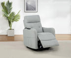 Home & Sleep Outlet - Dayes Upholstered Power Lift Recliner Chair Light Grey