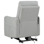 Home & Sleep Outlet - Dayes Upholstered Power Lift Recliner Chair Light Grey