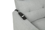 Home & Sleep Outlet - Dayes Upholstered Power Lift Recliner Chair Light Grey