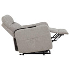 Home & Sleep Outlet - Dayes Upholstered Power Lift Recliner Chair Taupe