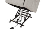Home & Sleep Outlet - Dayes Upholstered Power Lift Recliner Chair Taupe