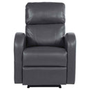 Grant Upholstered Power Recliner Chair Grey