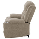 Houston Upholstered Power Lift Recliner Chair Camel - Home & Sleep Outlet