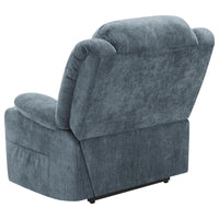 Houston Upholstered Power Lift Recliner Slate Blue - Home & Sleep Outlet