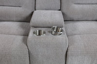 Gilson 2-piece Chenille Upholstered Reclining Sofa Set Grey - Home & Sleep Outlet