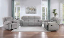 Gilson 3-piece Chenille Upholstered Reclining Sofa Set Grey - Home & Sleep Outlet