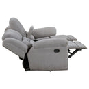 Gilson 3-piece Chenille Upholstered Reclining Sofa Set Grey - Home & Sleep Outlet