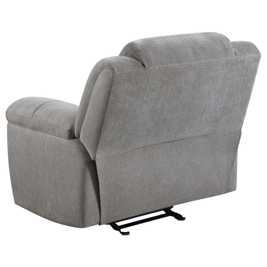 Gilson 3-piece Chenille Upholstered Reclining Sofa Set Grey - Home & Sleep Outlet