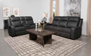 Raelynn 2-piece Upholstered Reclining Sofa Set Grey - Home & Sleep Outlet