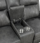 Raelynn 2-piece Upholstered Reclining Sofa Set Grey - Home & Sleep Outlet