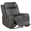 Raelynn 3-piece Upholstered Reclining Sofa Set Grey - Home & Sleep Outlet
