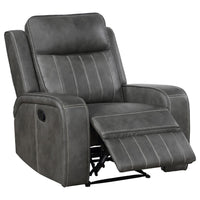 Raelynn 3-piece Upholstered Reclining Sofa Set Grey - Home & Sleep Outlet