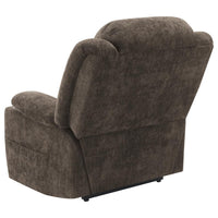 Houston Upholstered Power Lift Recliner Chair Dark Brown - Home & Sleep Outlet