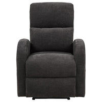 Grant Fabric Upholstered Power Recliner Chair Charcoal Grey - Home & Sleep Outlet