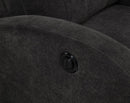 Grant Fabric Upholstered Power Recliner Chair Charcoal Grey - Home & Sleep Outlet