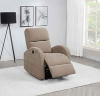 Grant Fabric Upholstered Power Recliner Chair Camel - Home & Sleep Outlet