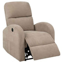 Grant Fabric Upholstered Power Recliner Chair Camel - Home & Sleep Outlet