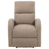 Grant Fabric Upholstered Power Recliner Chair Camel - Home & Sleep Outlet