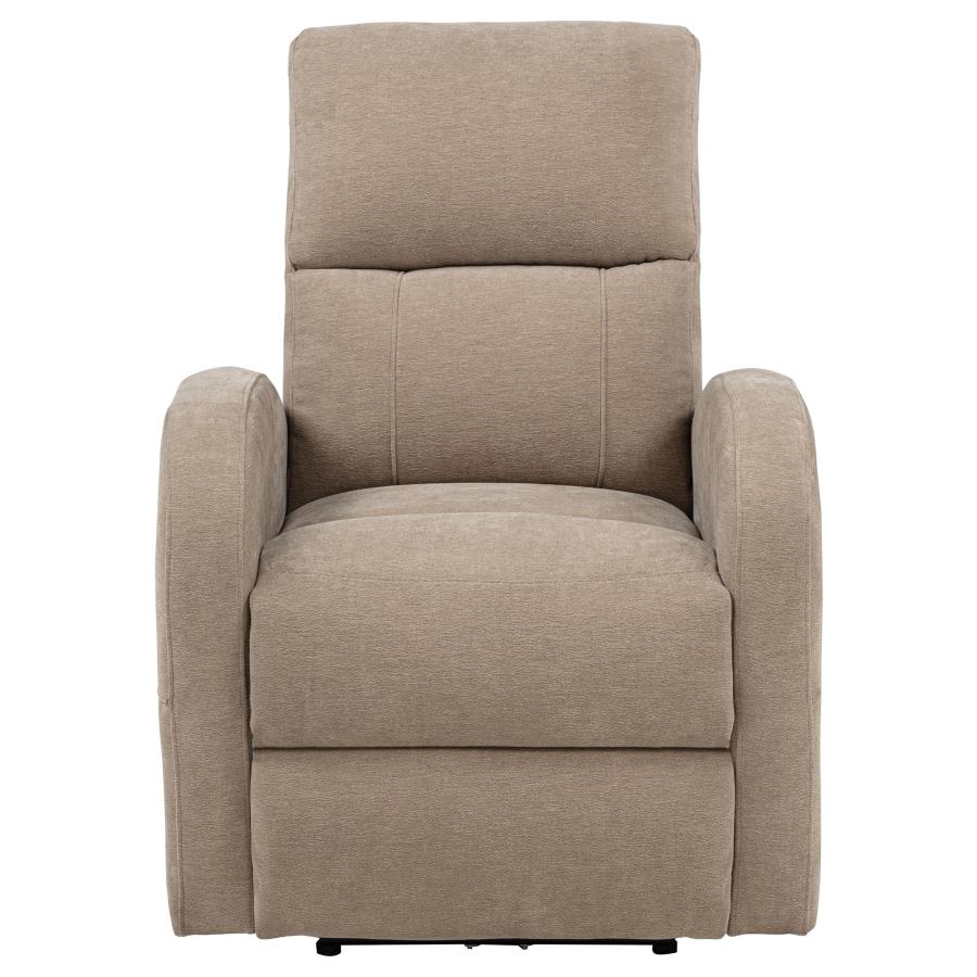 Grant Fabric Upholstered Power Recliner Chair Camel - Home & Sleep Outlet
