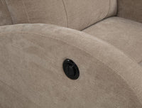 Grant Fabric Upholstered Power Recliner Chair Camel - Home & Sleep Outlet