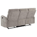 Hamilton 2-piece Chenille Manual Reclining Sofa Set Sand - Home & Sleep Outlet