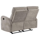 Hamilton 2-piece Chenille Manual Reclining Sofa Set Sand - Home & Sleep Outlet