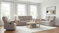 Hamilton 3-piece Chenille Manual Reclining Sofa Set Sand - Home & Sleep Outlet