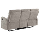 Hamilton 3-piece Chenille Manual Reclining Sofa Set Sand - Home & Sleep Outlet
