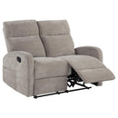 Hamilton 3-piece Chenille Manual Reclining Sofa Set Sand - Home & Sleep Outlet