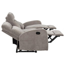 Hamilton Chenille Manual Reclining Sofa Sand - Home & Sleep Outlet