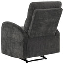 Hamilton 3-piece Chenille Manual Reclining Sofa Set Charcoal Grey - Home & Sleep Outlet