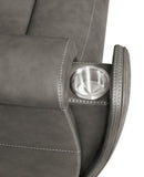 Brickston Triple Power Reclining Sofa Charcoal