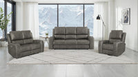 Brickston Triple Power Swivel Glider Recliner Charcoal