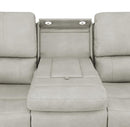 Brickston 2-piece Triple Power Reclining Sofa Set Grey