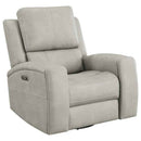 Brickston Triple Power Swivel Glider Recliner Grey