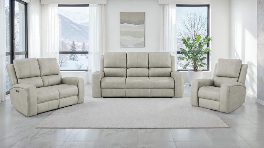 Brickston Triple Power Swivel Glider Recliner Grey