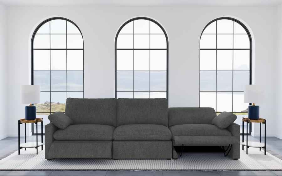 Collins Modular Power Sofa Dark Grey