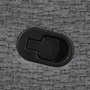 Bahrain Upholstered LAF Recliner Charcoal
