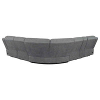 Bahrain 6-piece Modular Power Reclining Sectional Charcoal