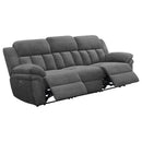 Bahrain Upholstered Power Sofa Charcoal