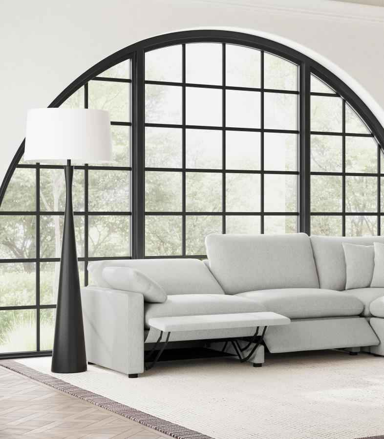 Collins Modular Power Armless Recliner Grey