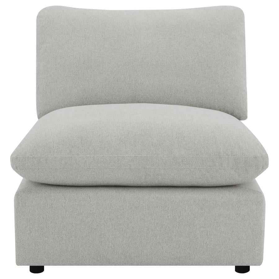 Collins Modular Power Armless Recliner Grey