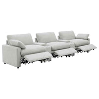 Collins 5-Piece Power Reclining Home Theater Seating Grey