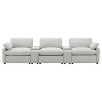 Collins 5-Piece Power Reclining Home Theater Seating Grey