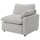 Collins Modular Power Loveseat Grey